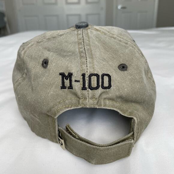 Pacific Headwear Men's Hat Carlisle M-100 Adjustable Washed Gray Cap OS Everyday - Picture 3 of 4
